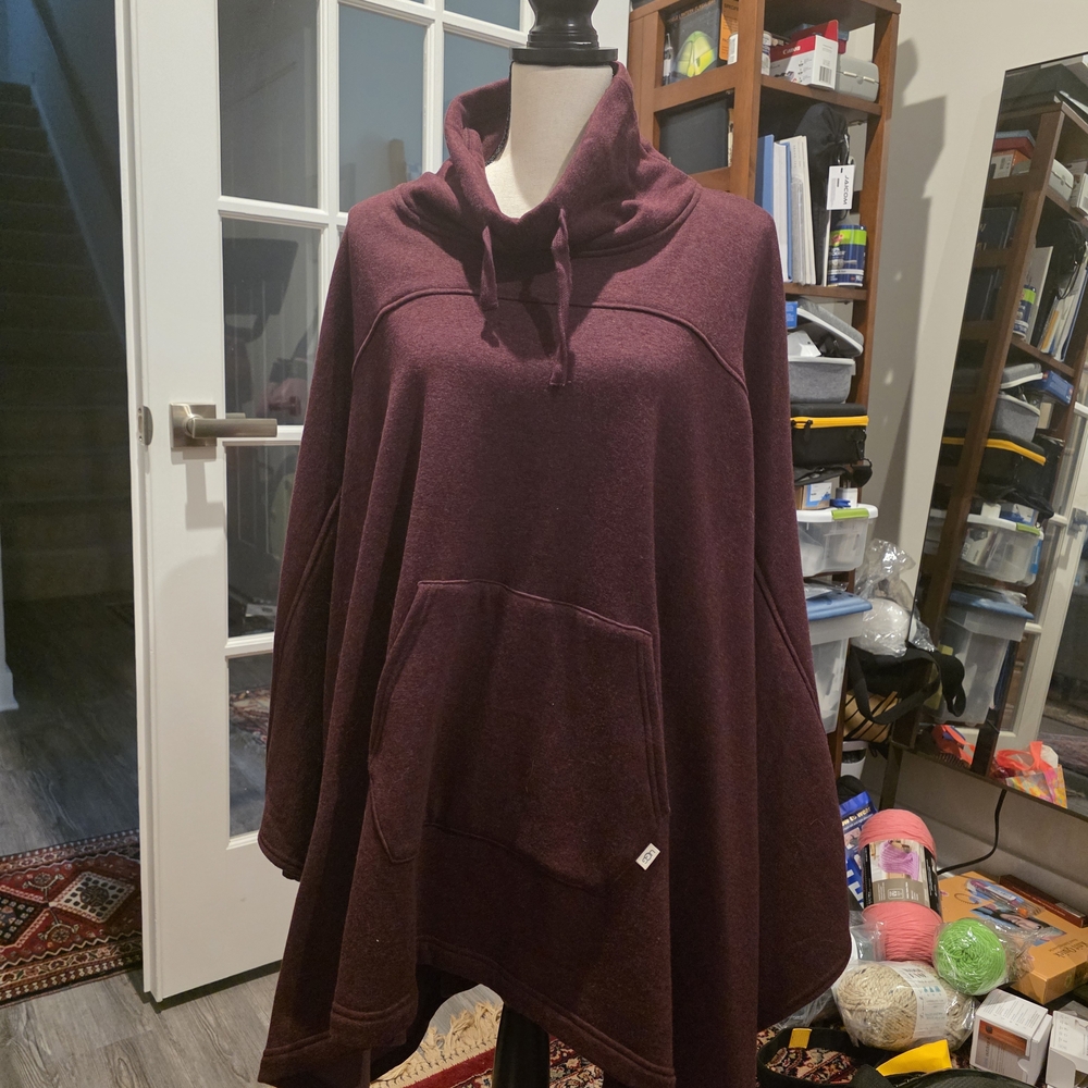 NWOT UGG Charlynne Burgundy Poncho Sweater